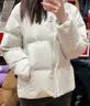 优衣库无缝羽绒连帽外套女装外套夹克487410 478577 478577/01乳白色 XS 实拍图