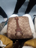 蔻驰（COACH）【品牌直供】女士奢侈品ROWAN小号单肩水桶包子母包CBH07礼物 实拍图