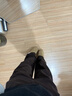 优衣库常规款女装针织廓形长裤/弯刀镰刀裤子483722 482287 482287/39棕黑色 2XL 实拍图