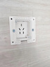 公牛（BULL）开关插座 嵌入式插座可调节空调冰箱隐藏插座GTBZ223白色五孔10A 实拍图