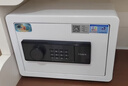 虎牌保险柜家用小型25/35/45/60cm大容量全钢防盗隐形床头迷你入墙衣柜指纹密码WIFI保险箱新品 25cm白色【新款特价】(热销) 密码款(钥匙/密码解锁) 实拍图
