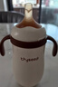 世喜保温杯婴儿保温杯儿童水杯保温奶瓶宝宝保温杯316L不锈钢280ml 小保温杯+棕杯套 实拍图