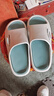 大嘴猴（paul frank）拖鞋男外穿夏季防滑踩屎感eva休闲凉拖鞋家居鞋 绿 44-45  实拍图