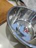 京东京造304不锈钢洗菜盆调料和面盆腌肉盆洗菜沥水篮盆筛套装 二件套26cm 实拍图