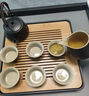京东京造 茶具整套 功夫茶具陶瓷套装茶壶茶杯茶盘【黑陶提梁壶】 12件套  实拍图
