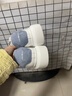 H8楚麦昆鞋小白鞋厚底增高鞋2026新款情侣男女休闲莆田鞋子经典板鞋 白色-雾霾蓝【顺丰速发】高品质 37 女码（正码正拍） 实拍图
