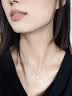 琦君一克拉培育钻石项链女水滴钻石吊坠锁骨链纪念日礼物送女友老婆 实拍图