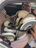 Heekin德国 儿童安全座椅汽车用0-4-12岁婴儿宝宝360度旋转ISOFIX硬接口 尊享灰(遮阳棚+上拉带+侧保护) 实拍图
