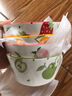 4.5英寸水果碗陶瓷碗家用套装饭碗一人一个专人碗具套装碗餐具 4.5英寸水果碗2只【花色随机】 实拍图
