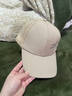 啄木鸟帽子男春夏秋天遮阳帽户外防晒网眼棒球帽透气太阳帽钓鱼鸭舌帽 卡其色 透气款 实拍图