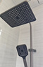 四季沐歌淋浴花洒套装枪灰沐浴花洒全套淋浴器增压手持花洒喷头浴室套装 【M03+冷热】枪灰钢琴按键花洒A106 店长推荐A款 实拍图