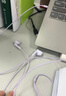 联想（Lenovo）有线耳机 HIFI音质高解析音频带麦降噪直播k歌唱歌音乐运动半入耳式游戏耳机3.5mm礼物 YF01紫色 实拍图
