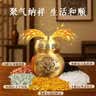 缤越避火龙瓶加黄碎石加五帝钱厨房在西北角正北辟火瓶子铜葫芦瓶摆件 实拍图