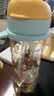 贝亲（Pigeon）自然成长翻盖直饮吸管 大童奶瓶330ml 马戏团 18月+ AA279 实拍图