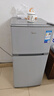美的（Midea）112L两门小冰箱灰色双温小冰箱迷你家用宿舍租房灵活摆放节能低音深冷速冻 BCD-112CM 实拍图