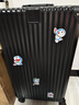 狄斯顿保罗行李箱大容量30英寸超大号结实耐用合金硬壳密码箱出国托运旅行箱 黑色【加厚加深铝框+全封闭干湿内衬】 28英寸  【USB+杯架+挂钩+支架】 实拍图