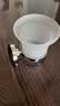 高迪朗厕所马桶刷底座配件卫生间沥水马桶杯放马桶杯刷头刷杆磨砂玻璃杯 304不锈钢马桶刷套装C款-带孔 实拍图