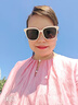 德玛纳【甄选莱赛尔】夏季珍珠装饰圆领水滴扣衬衫飘逸短袖衬衣女装上衣 实拍图