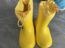 牧萌儿童雨鞋男童女童防水立体宝宝防滑耐磨卡通雨靴 挖掘机恐龙 17码 实拍图