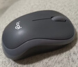 罗技（Logitech）M185鼠标 无线鼠标 办公鼠标 对称鼠标 黑色灰边 带无线2.4G接收器 实拍图