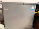 美的（Midea）210L双温双箱家用冰柜大冷冻小冷藏两用卧式冷柜冰箱电子控温一级能效BCD-210DKEM(E)灰国家补贴 实拍图