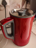 摩飞电器电热水壶降噪轻音烧水壶保温一体全自动恒温壶家用煮水泡茶冲奶除氯大容量双层防烫饮水机 MR6071 1.5L 英伦红 实拍图