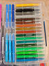 得力（deli）48色水溶性油画棒可水洗不脏手蜡笔炫彩棒套装幼儿画画儿童彩绘涂色生日 实拍图