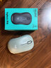 罗技（Logitech）M221 轻音鼠标 无线鼠标 办公鼠标 对称鼠标 带无线微型接收器 薄荷绿 实拍图