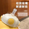 蒙福（mengfu） 儿童保温杯316小学生吸管水杯女士大容量高颜值幼儿园户外大肚杯 小熊猫+随机卡通/3d贴纸 700ml 实拍图