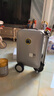 爱尔威（Airwheel）电动行李箱可骑行智能拉杆箱可坐可代步20英寸登机箱 豪华版一银 实拍图