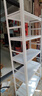唐辑书架书柜家用落地置物货架学生钢制收纳储物架子 白五层60*30*160 实拍图