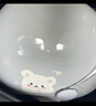 凤凰（Phoenix）新国标3C认证电动车摩托车头盔复古护耳款冬季保暖TK708蓝灰色 帽檐瓢盔双镜片半盔四季通用 实拍图