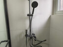 箭牌（ARROW）【焕新补贴】花洒套装铜龙头家用浴室淋雨喷头顶喷淋浴花洒套装 【A款枪灰】置物增压四功能-AE34214 实拍图