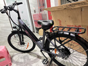 五羊锂电池助力电动自行车禧玛诺变速超长续航山地车男女士双碟刹单车 暗隐灰T6-15A-26寸-助力续航约150km 实拍图