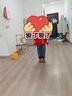 戴维贝拉（DAVE＆BELLA）女宝宝衣服休闲儿童毛衣小童半高领打底衫冬装新年男童上衣童装 中国红【现货】 120 cm（建议身高110-120cm） 实拍图
