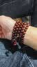 龍隐正宗小叶紫檀手串男女士款文玩手链檀香木佛珠子转运正品高端情侣 爆满金星【京仓速发】 6mm*108颗 实拍图