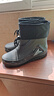 德系雨鞋雨靴高档男新款收口防雨防水鞋中筒防滑雨靴水靴户外钓鱼 灰色加防水口不可拆 41 实拍图