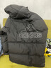 adidas 拒水防泼防风保暖鸭绒羽绒服面包服男女同款阿迪达斯官方   黑色   M 实拍图