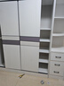 白浅【免费安装】衣柜卧室储物柜子移门衣橱简易推拉门大衣柜 【三门】1.6米主柜+顶柜+边柜 实拍图