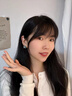 KRISTEN JUDI蓝色耳环女银针花朵珍珠流苏耳钉妈妈耳饰无耳洞蚊香盘耳夹520礼 无耳洞耳夹款-送女友老婆闺蜜 浪漫实用礼物礼盒包装 实拍图