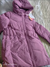 坦博尔羽绒服女中长款连帽休闲妈妈款加厚外套510506D 紫罗兰 175  实拍图