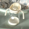babycare三合一斜口吸管杯宝宝喝水牛奶学饮杯男女刻度儿童水杯-满杯300ml 实拍图