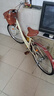 凤凰（Phoenix）自行车成人男女通用城市通勤青少年单车女芭蕾 26英寸米黄色 实拍图