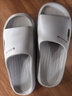 洁丽雅防臭拖鞋男士夏季2025新款居家室内浴室洗澡eva家用防滑凉拖鞋女 浅灰 【1.0性价比 | 无甲醛致癌物】 44-45 【适合43-44码】 实拍图