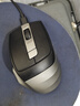 双飞燕（A4TECH）FB35CS 飞时代无线蓝牙鼠标轻音充电款ipad苹果mac笔记本电脑办公 钢铁灰 实拍图