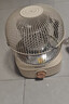 万宝取暖器小太阳家用鸟笼式烤火炉卧室节能桌下电暖器省电小型电暖器 奶油色【碳晶盘】无极调温 实拍图