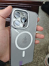 图拉斯支点壳D1s【冰环磁吸】 适用苹果15promax手机壳iphone15pro支架壳15超薄全包按键防摔散热透明款 iPhone15ProMax-冰感超薄壳 【MagSafe磁吸】稳固支架+超薄 实拍图