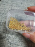胜恋【胜恋】胜恋金珠999足金小珠子黄金硬金转运珠子隔珠古法珠手链 999足金3mm古法金珠 多颗混发0.06g 实拍图