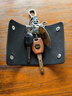 欧凡卡蒂小巧钥匙包男士真皮大容量锁匙包女钥匙保护套收纳包钥匙扣钥匙袋 黑色 实拍图