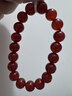 石玥珠宝收藏级10mm红玛瑙手串本命年转运珠水晶玛瑙手链男女士款 实拍图